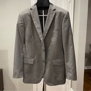 Men’s gray suit coat Carlo Lusso, size 40R